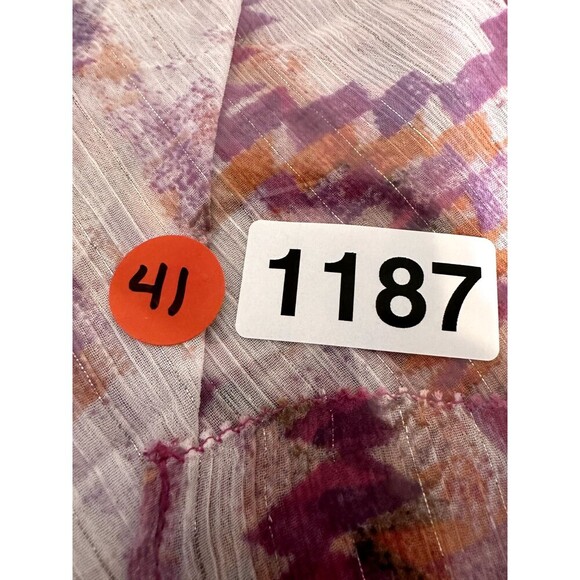 Ana Womans Layered Top Size XL Boho Western Aztec Beachy Hippie Festival Y2K - Picture 12 of 13